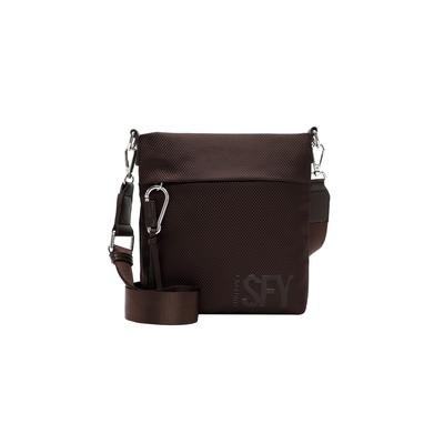 Umhängetasche SURI FREY "Umhängetasche SFY SURI Sports Marry", Damen, Gr. B/H/T: 23cm x 25cm x 4cm, braun (schwarzbraun 218), Polyester, Taschen Umhängetasche