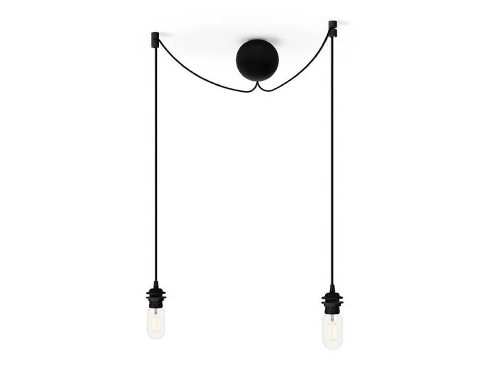 Umage Rosace de plafond avec deux cordons Cannonball Noir