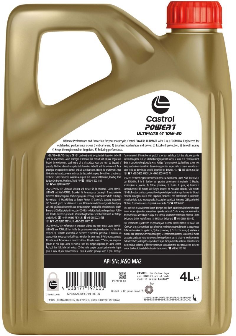 CASTROL 15FFAD Motoröl