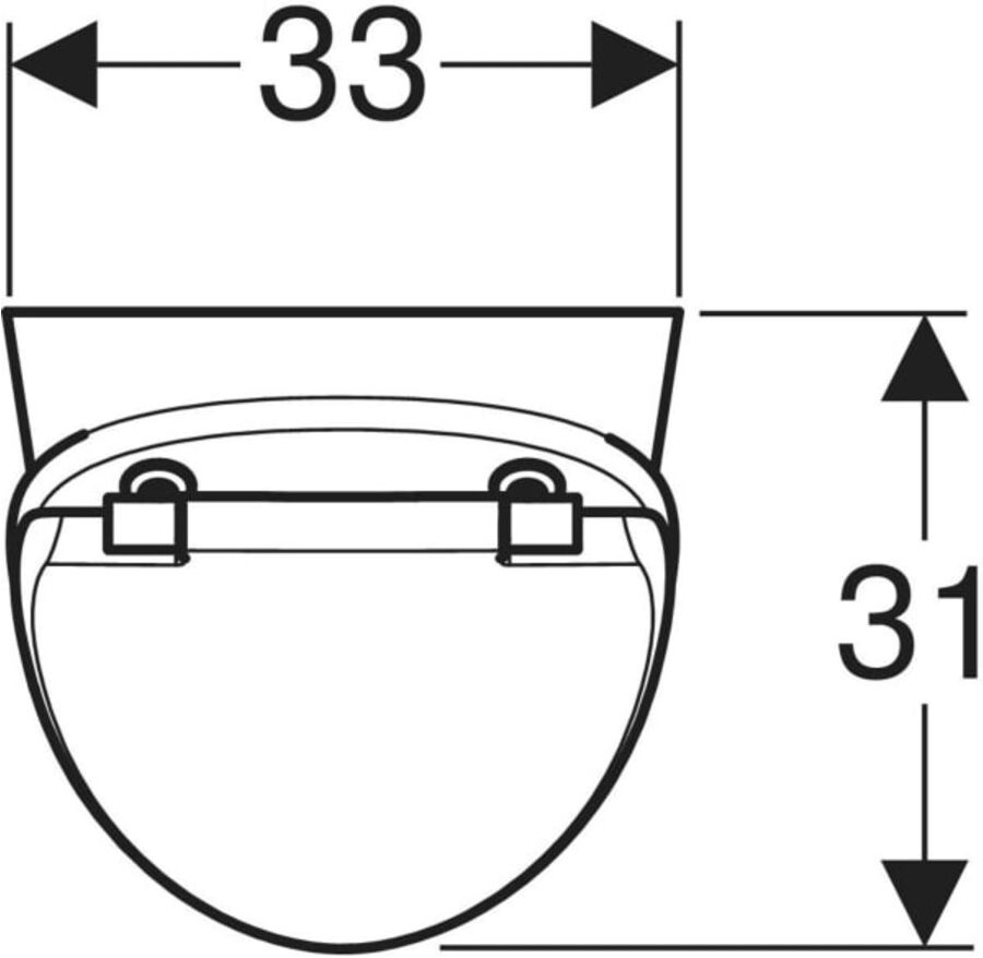 Geberit Urinal Renova S m Deck, Abg. hi. o. unt, Zul. hi., weiß (503110001)