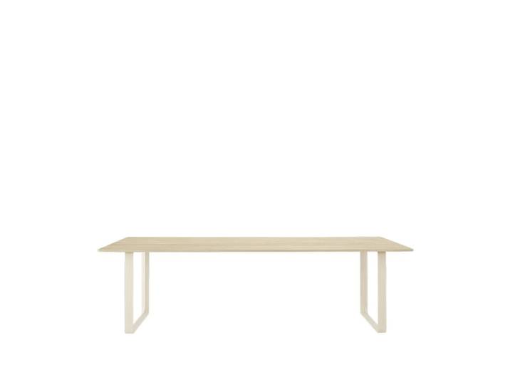 Muuto 70/70 Esstisch 255 x 108cm Solid oak-Sand