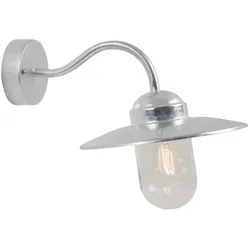 Nordlux Außenwandleuchte LUXEMBOURG, IP54, E27 max. 60W, Metall + Stallglas, verzinkt NORD-22671031