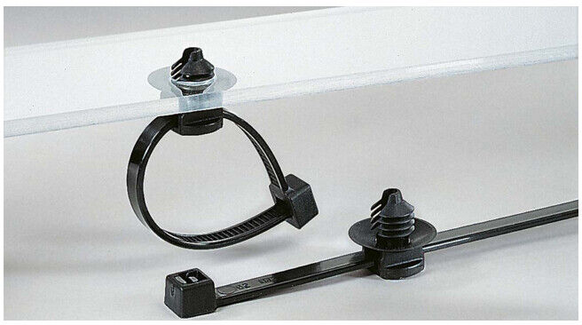 Hellermann Tyton Colliers de fixation 2 pièces T50RFT9 (156-00159)