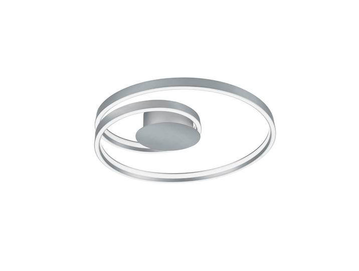 Cinque Led-Deckenleuchte Ciola, Nickelfarben, Metall, 12 cm, Lampen & Leuchten, Innenbeleuchtung, Smart-Home-Lampen, Smart Home Deckenleuchten