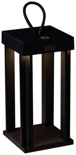 Konstsmide Cannes schwarz 7819-750 LED-Laterne LED 2.2W Schwarz