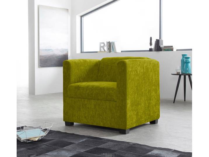 Cocktailsessel, Luxus-Microfaser, Grün, 72×68×75 cm, Klassisch-Modern, Inosign