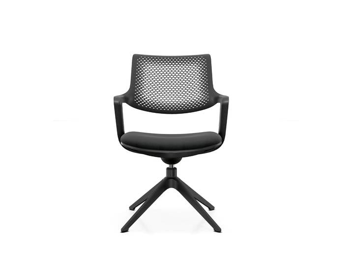 FLEX CHAIR V - Besucherstuhl Konferenzstuhl Schwarz