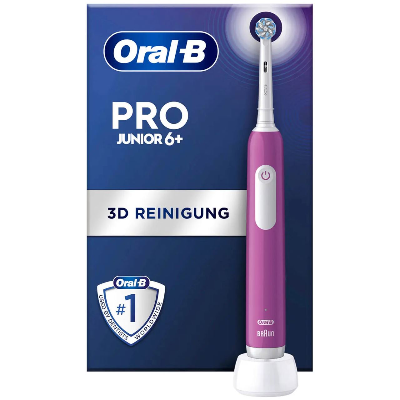 Braun Oral-B Junior Base Purple Elektrische Kinderzahnbürste
