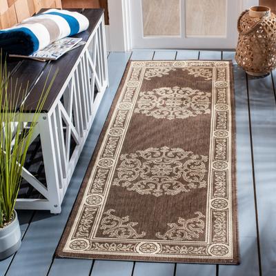 SAFAVIEH Courtyard Rochelle Indoor/ Outdoor Waterproof Patio Backyard Rug