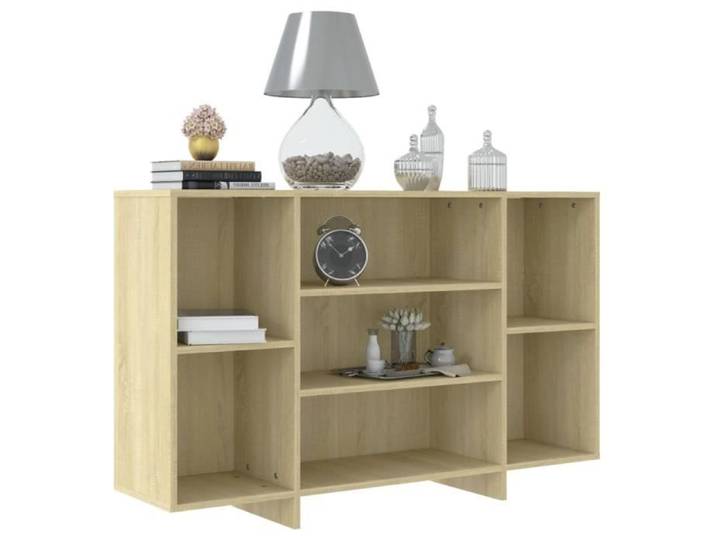 JIM - MEUBLE ENFILADE - Buffet Chêne Sonoma 120x30x75 cm Aggloméré(8321)