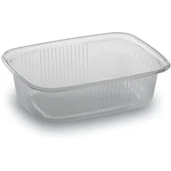Rechteckbecher (PP) klar 108 x 81 mm 150ml