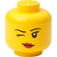 LEGO Storage Head "Whinky", mini, Aufbewahrungsbox gelb