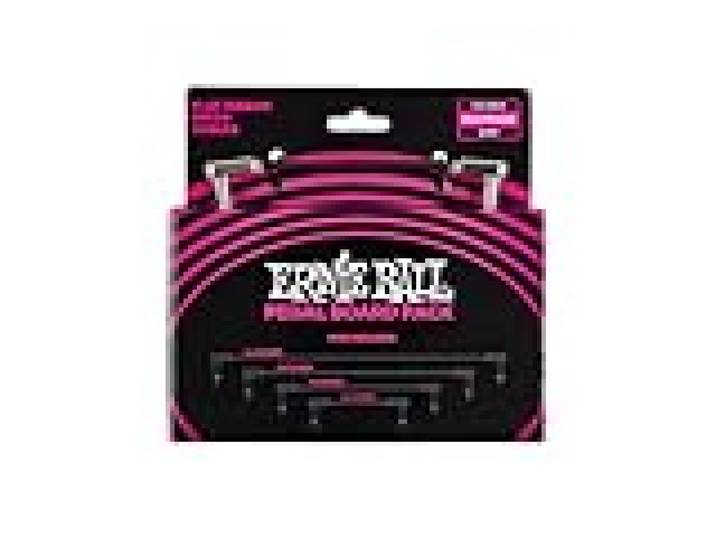 Ernie Ball Lot de câbles de raccordement plats Ribbon, pour pédalier
