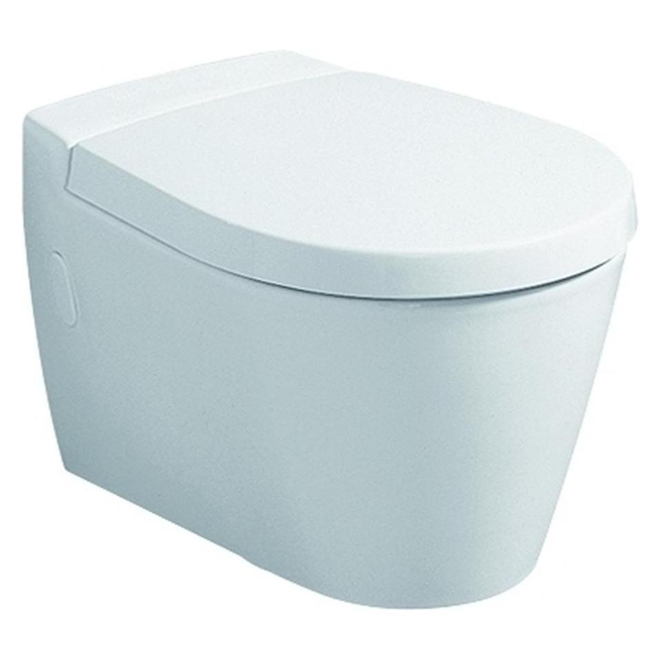Geberit WC-Sitz VISIT mit Deckel, Scharniere verchromt weiss (571150000)