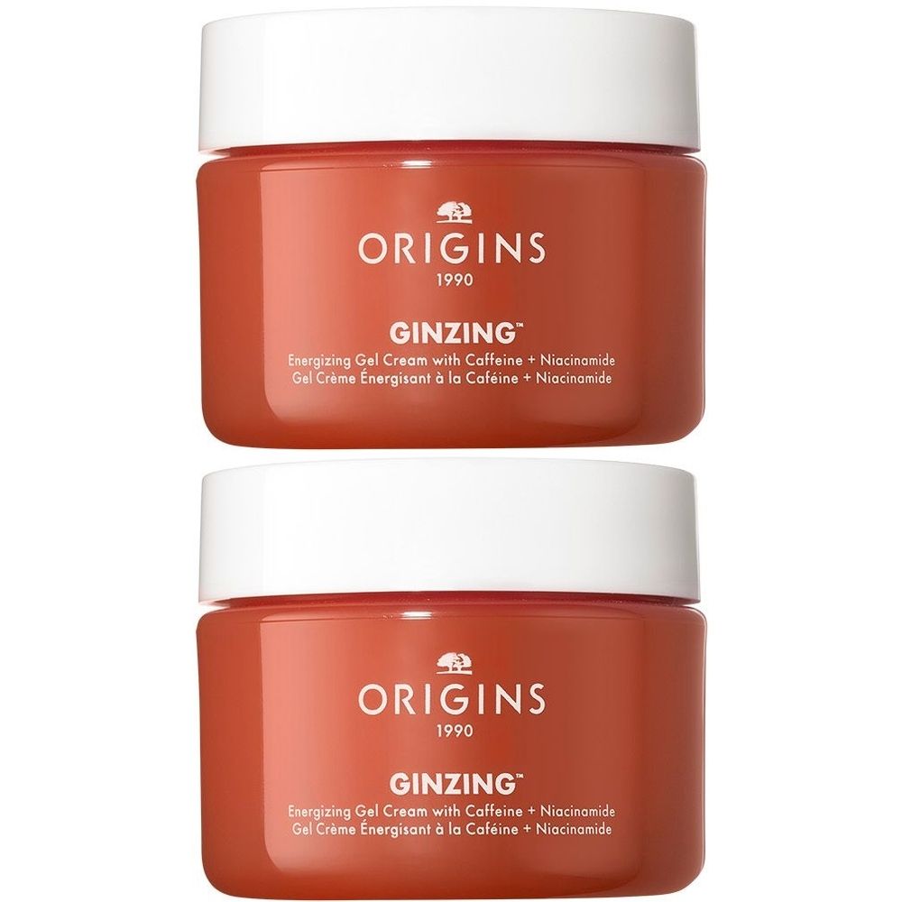 Origins GinZing Energizing Gel Cream with Caffeine + Niacinamide x2 2x30 ml Set