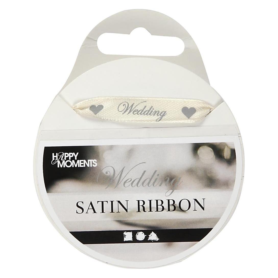 Creativ Company Satinband gebrochenes Weiss, 10 m (1x) (5712854022484)
