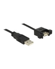 Delock Kabel USB 2.0 A St>USB A Bu 0,25m Digital/Daten 0,25 m (85462)