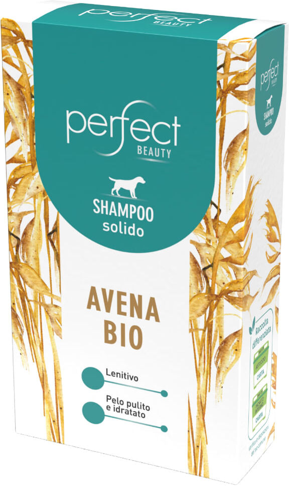 Perfect Shampoo Solido Lenitivo per Cani con Avena 100G