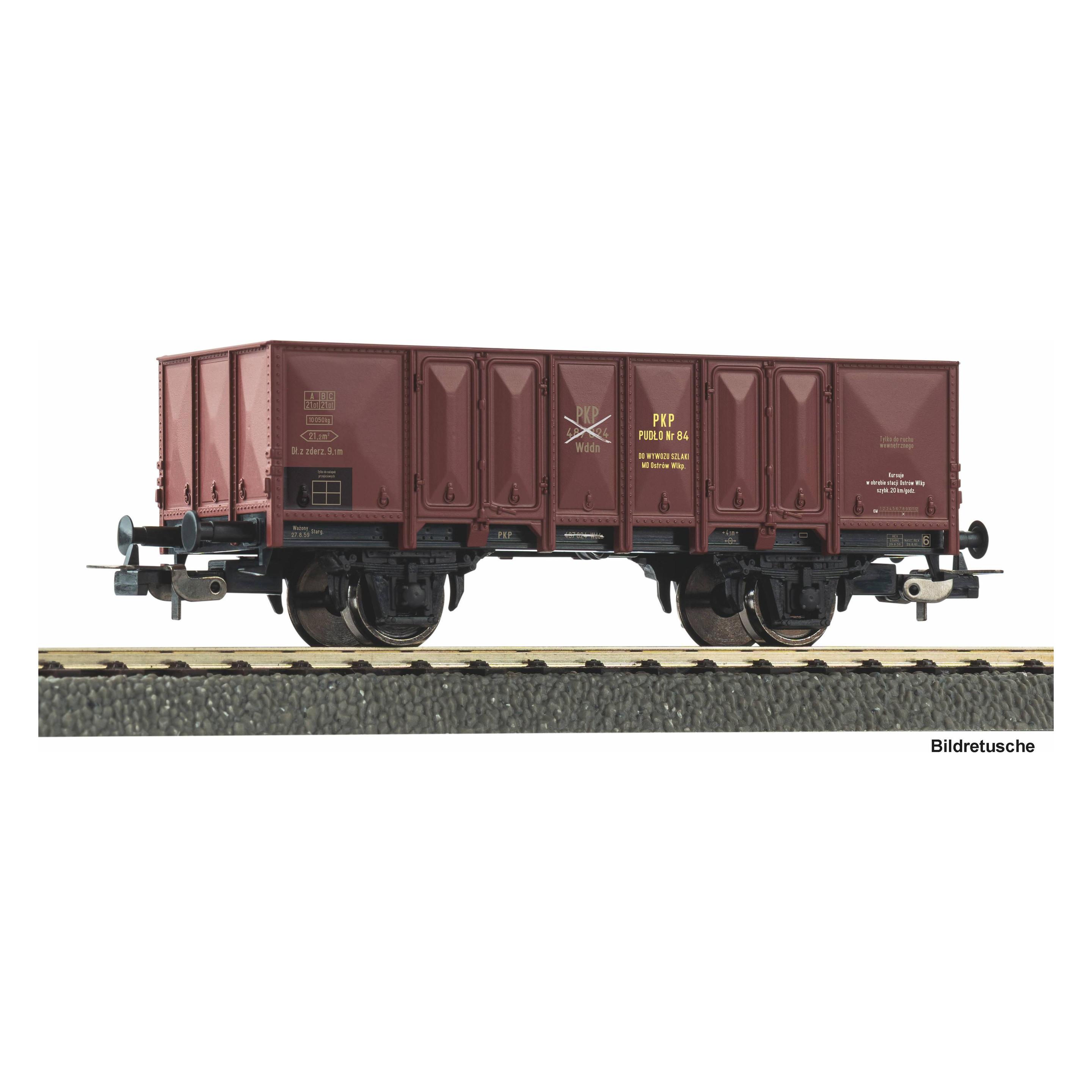 Piko 2-achs. offener Güterwagen PKP Ep III (Spur H0) (27752)