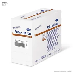 Peha-micron latex OP-Handschuhe powderfree, steril, Gr. 6 (50 Paar)