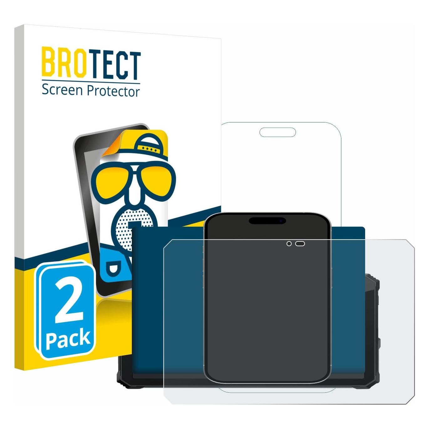 Brotect Entspiegelungsfolie für Blackview Active 12 Pro Displayschutz Displayschutzfolie Folie Matt (2 Stk., Blackview Active 12 Pro) (1960132)