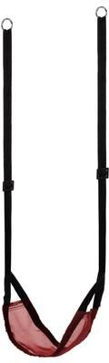 PLAYBERG Indoor and Outdoor Patio Playground Kids Fun Hanging Mesh Fabric Tree Swing with Adjustable Strap