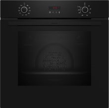 Neff B2CCG6AK3 Backofen 60cm Schwarz Pyrolyse 7Heizarten Versenkknebel LED-Display Elektronikuhr
