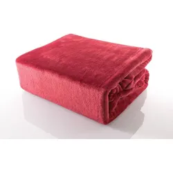 Gözze Premium Memphis Decke rot 180 x 220 cm