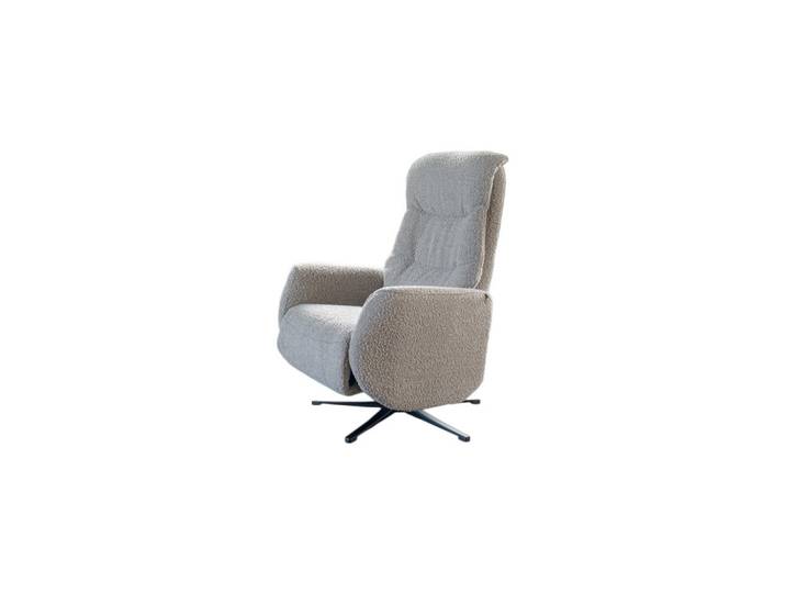Kawola Relaxsessel Sari Taupe Webstoff Relaxfunktion, Metall, Füllung: Schaumstoff, 77x108x89 cm, Wohnzimmer, Sessel, Relaxsessel