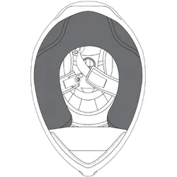 AGV, Motorradhelm Zubehör, Coussinets de joues K1 S/K1