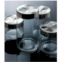 Alessi Julieta, Vorratsbehälter, Silber