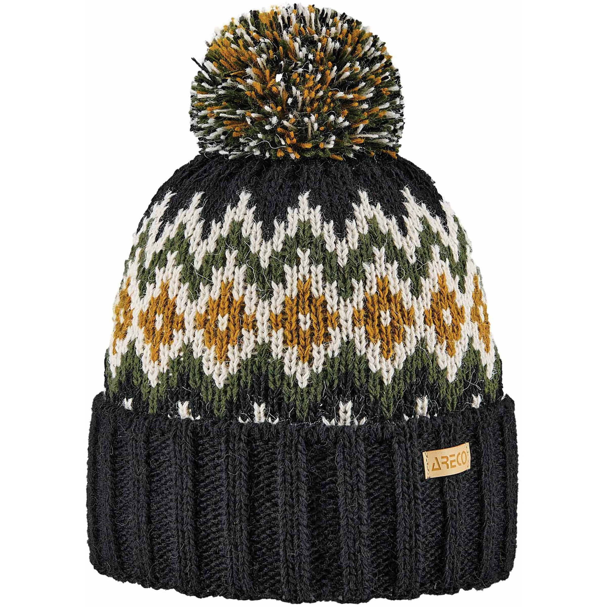 Areco Pudel Mützen & Beanies oliv Lifestyle Atmungsaktiv