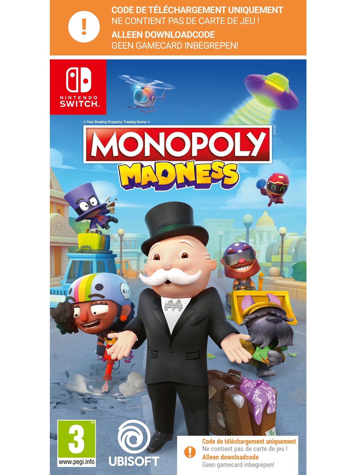 Monopoly Madness (Code in a Box) - Nintendo Switch - Unterhaltung - PEGI 3