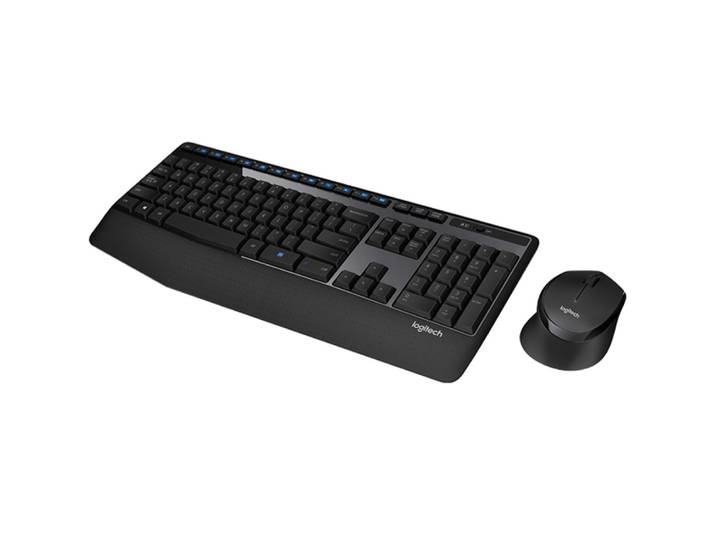 Logitech Wireless Combo MK345, Standard, Sans fil, RF sans fil, Noir, Souris incluse 920-006483