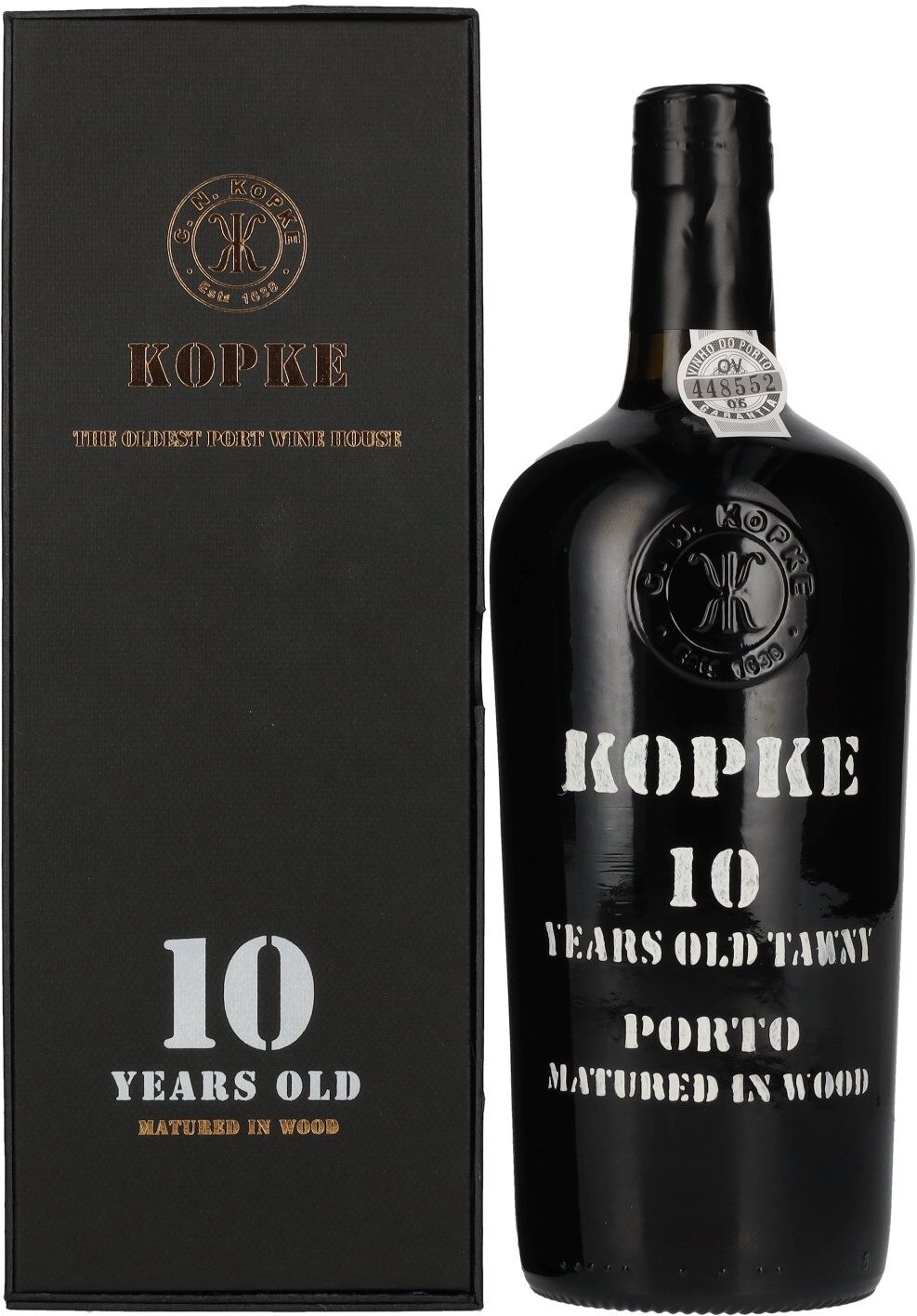 Kopke Porto Kopke 10 Years Old TAWNY Porto 20% Vol. 0,75l en boîte cadeau