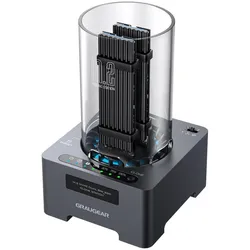 GRAUGEAR USB 3.2 Gen 2x2 NVMe Klonstation für 2 M.2 SSDs