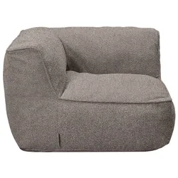 Eckelement Grow Blomus earth bouclé grau, Designer Kaschkasch, 95x68x95 cm