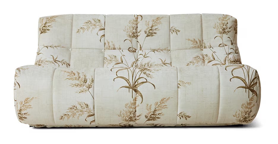 HKliving Bank Lazy Reeds stof Botanic 158 cm