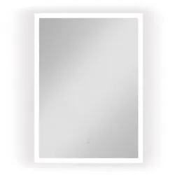 Spiegel mit SAT Feel-Sensor 50x70 cm weiß SATZFEELOBLED5070