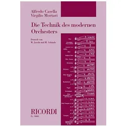 Die Technik des modernen Orchesters, Fachbücher von Alfredo Casella