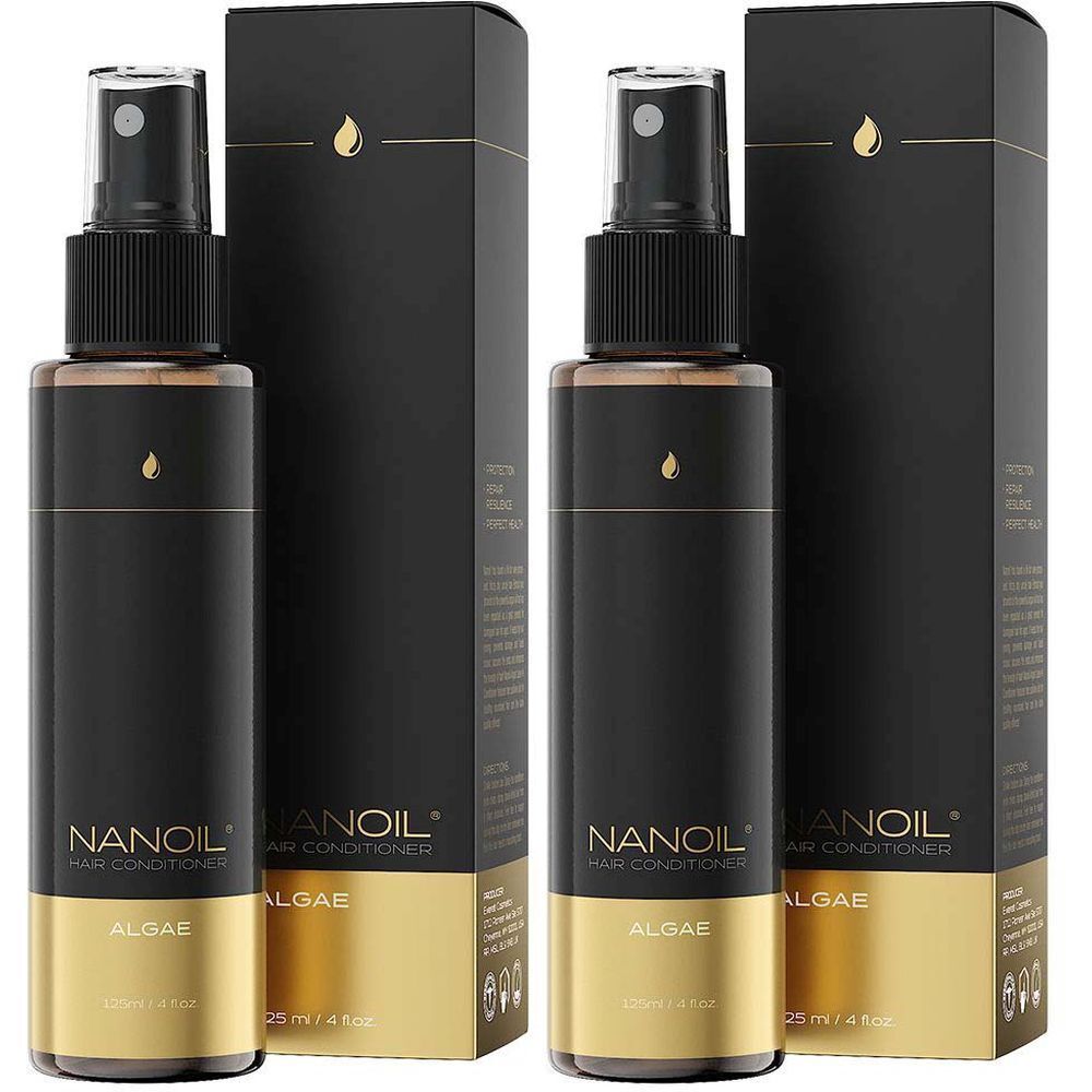 Nanoil Algae Hair Conditioner x2 2x125 ml Spray