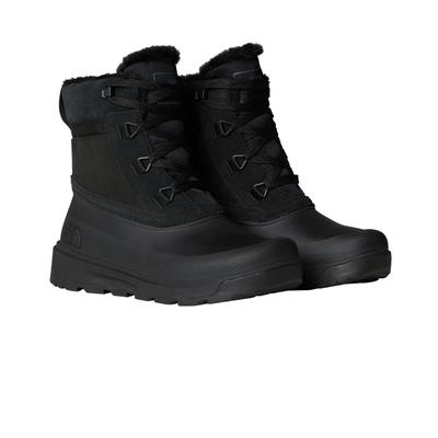 Winterstiefel THE NORTH FACE "W SHELLISTA V SHORTY WP", Damen, Gr. 36, schwarz (tnf schwarz, tnf schwarz), Leder, Schuhe Winterstiefel, Winterschuhe, Winterboots, Snowboots, wasserdicht