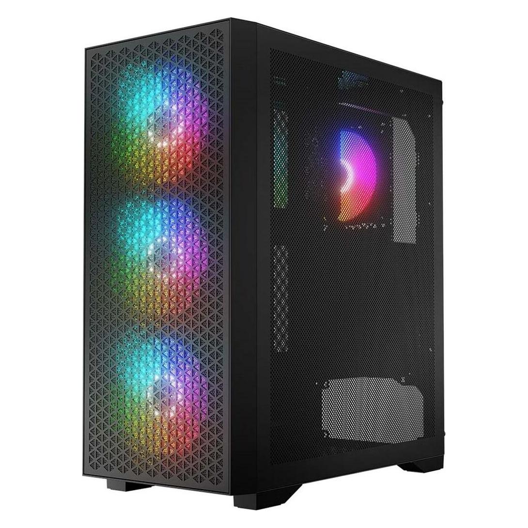 Logic DART PRO ARGB MIDI USB-C Gehäuse schwarz (ATX, mATX, Mini-ITX) (AT-DART-PRO-ARGB-10)