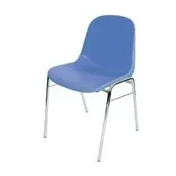 NoName, Stühle, Schalenstuhl BETA chrom/dunkelblau