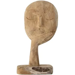 Bloomingville Figur Gesicht Cacia, 18 x 10 x 35 cm, natur