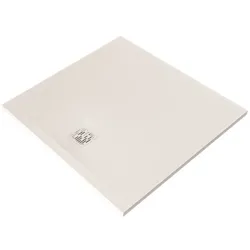 KLUDI-TERRA Duschwanne 100 x 100 H3 cm Abflussabdeckung inklusive Mattweiß 08DW1853