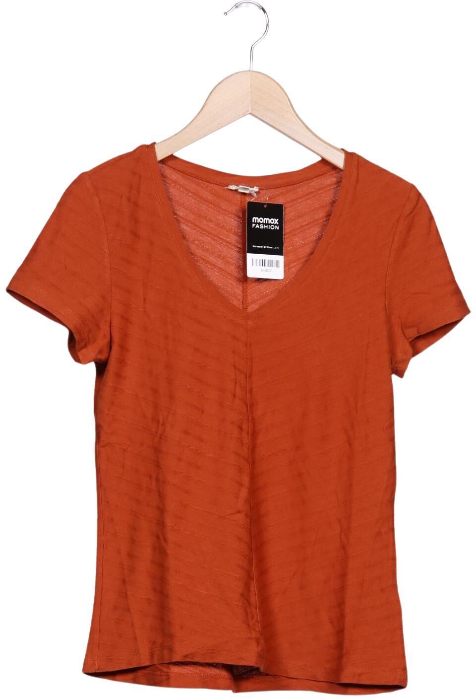 Grüne Erde Damen T-Shirt, Orange, Gr. S, Baumwolle - Second Hand