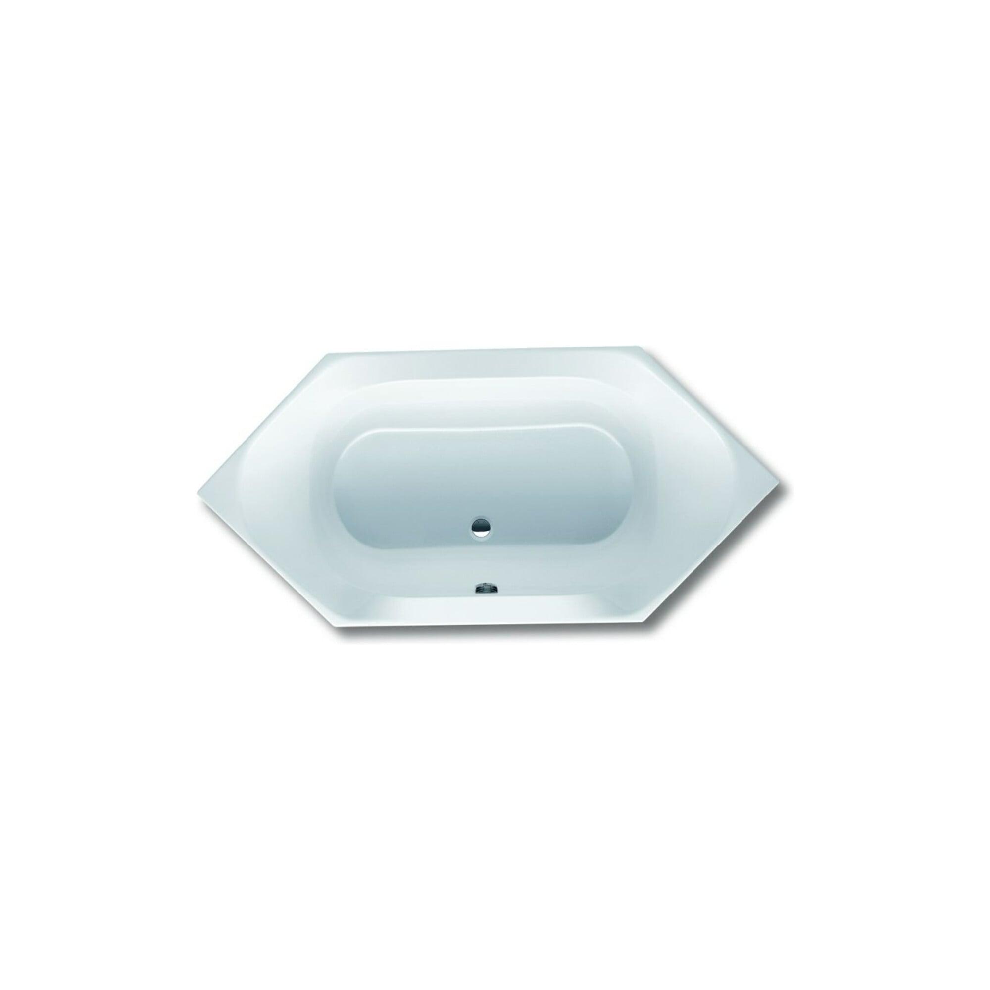 Hoesch 6-Eck-Badewanne Spectra weiß, 180x80cm, 157 l (3656.010)