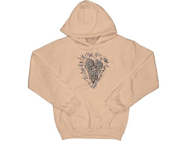 Gojira Capuchon Fortitude Heart Band Logo nieuw Officieel Unisex Sand Pullover XL