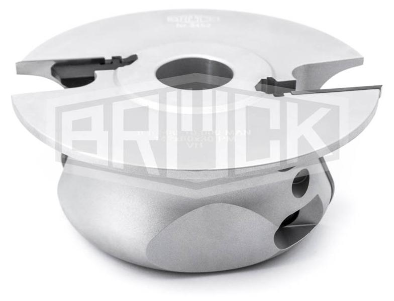 Brück WP-Handlauffräser 142 x 62 x 30 mm Z2 | 3452